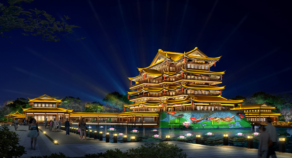 古建筑亮化設計